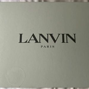 Lanvin Curb Leather Sneakers